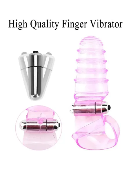 Finger vibrator bullet transparente / c9012 | Fly night | Vibradores