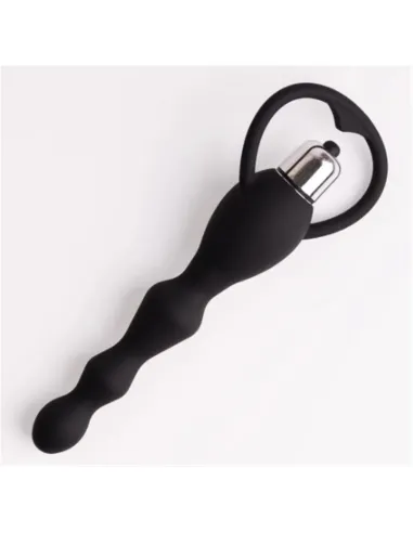 Vibrador anal canicas negro / c9032 | Fly night | Varitas y bolas