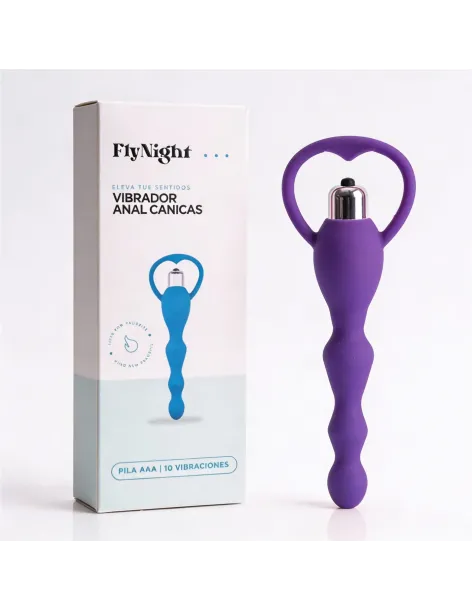 Vibrador anal canicas violeta / c9032 | Fly night | Vibradores