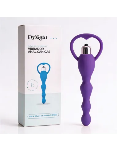 Vibrador anal canicas violeta / c9032 | Fly night | Vibradores