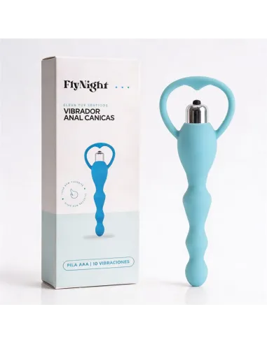 Vibrador anal canicas celeste / c9032 | Fly night | Vibradores