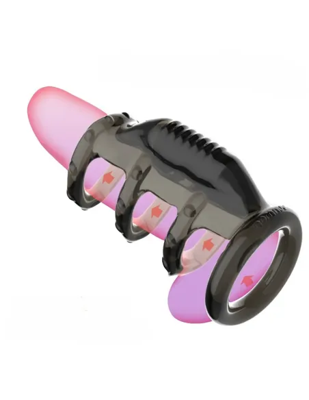 Cockring vibrator space negro / c9037 | Fly night | Anillos