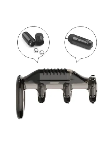 Cockring vibrator space negro / c9037 | Fly night | Anillos