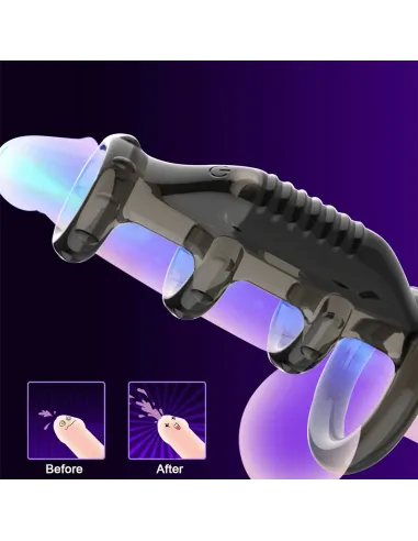 Cockring vibrator space negro / c9037 | Fly night | Anillos