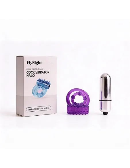 Anillo vibrator halo vioelta / c9041 | Fly night | Anillos