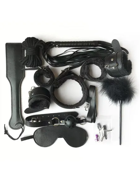 Bondage set negro / c9017 | Fly night | Kits