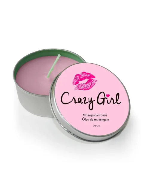 Massage candle crazy girl - 30 gr | Sexitive | Velas para masajes