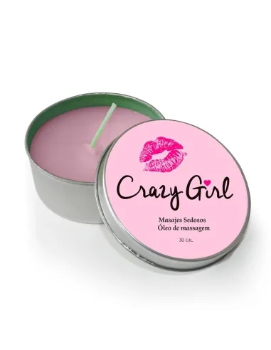 Massage candle crazy girl - 30 gr | Sexitive | Velas para masajes