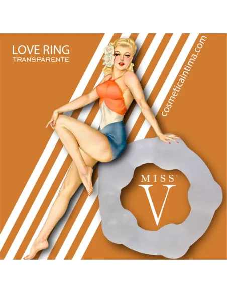 Love ring transparente | Miss v | Anillos