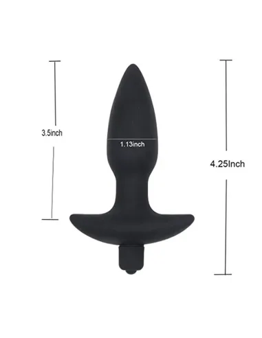 Plug anal con vibrador silicona bulk | Infarta toys | Vibradores