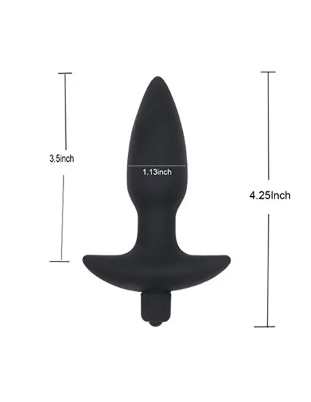 Plug anal con vibrador silicona bulk | Infarta toys | Vibradores