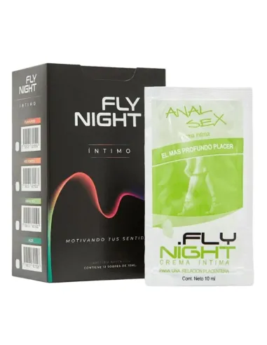 Caja x12 sachet gel intimo anal 10ml | Fly night | Anales