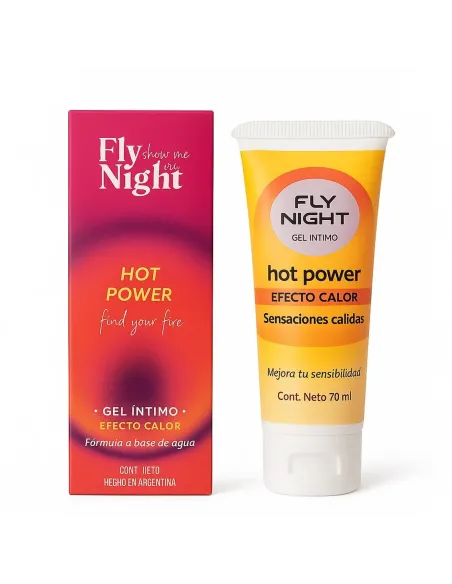 Gel intimo calor hot power 70 ml | Fly night | Efecto calor