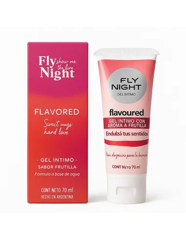 Gel intimo flavored aroma frutilla 70 ml | Fly night | Comestibles