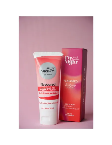 Gel intimo flavored aroma frutilla 70 ml | Fly night | Comestibles