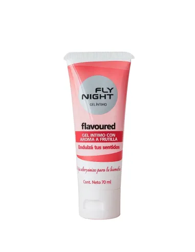 Gel intimo flavored aroma frutilla 70 ml | Fly night | Comestibles