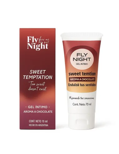 Gel intimo sweet temptation sabor chocolate 70 ml | Fly night | Comestibles