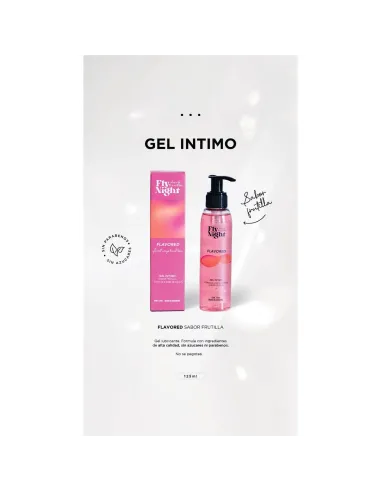 Gel intimo flavoured sabor frutilla 125ml | Fly night | Comestibles