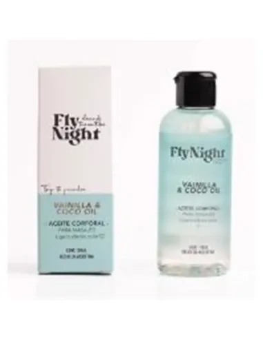 Aceite masaje corporal coco y vainilla 100ml | Fly night | Corporales