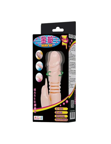 Vibrador rotador pene clitoris golden gun bw-005003 | Baile | Rotadores