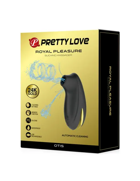 Succionador gold royal pleasure 7 funciones usb recargable silicona | Pretty love | Succionadores
