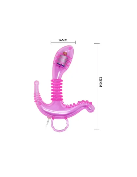 Vibrador triple estimulador punto g clitoris anal multifuncion | Baile | Vibradores