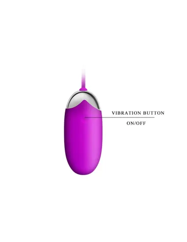 Huevo vibrador bluetooth abner 12 funciones silicona recargable usb | Pretty love | Bolas y huevos vaginales