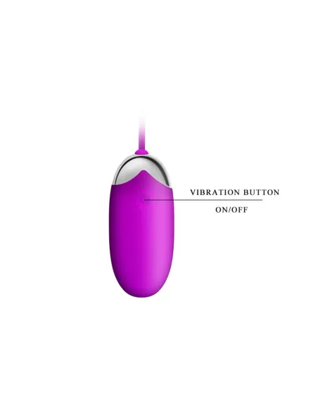 Huevo vibrador bluetooth abner 12 funciones silicona recargable usb | Pretty love | Bolas y huevos vaginales