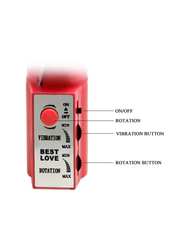 Vibrador rotador crisonia multispeed 28cm x 2,5cm | Baile | Rotadores