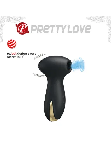 Succionador gold royal pleasure succionador de clitoris 7 funciones silicona usb recargable 13cm x 4cm | Pretty love | Succionad