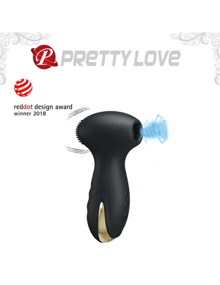 Succionador gold royal pleasure succionador de clitoris 7 funciones silicona usb recargable 13cm x 4cm | Pretty love | Succionad