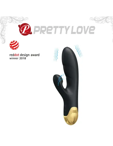 Vibrador gold royal pleasure succionador de clitoris 7 funciones silicona usb recargable 19cm x 3,3cm | Pretty love | Rabbits