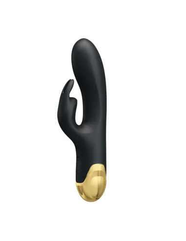 Vibrador gold royal pleasure doble estimulación con 7 funciones en silicona líquida usb recargable | Pretty love | Rabbits