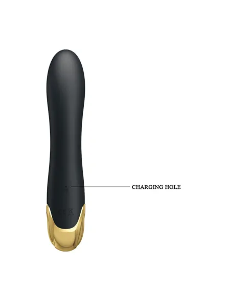 Vibrador gold royal pleasure doble estimulación con 7 funciones en silicona líquida usb recargable | Pretty love | Rabbits