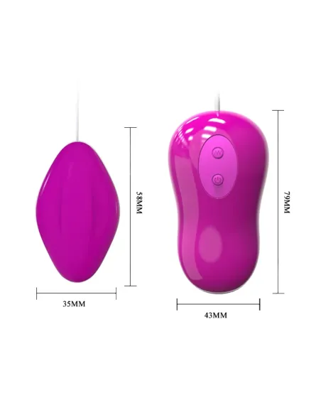 Vibrador avery 30 funciones 6cm x 3,5cm | Pretty love | Estimuladores clítoris