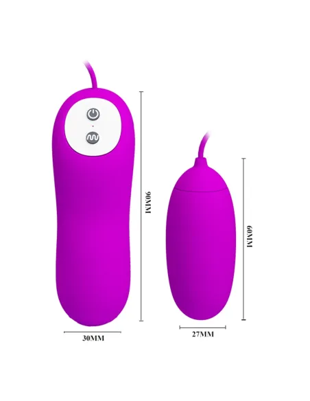 Huevo estimulador eunice - silicona | Pretty love | Estimuladores clítoris