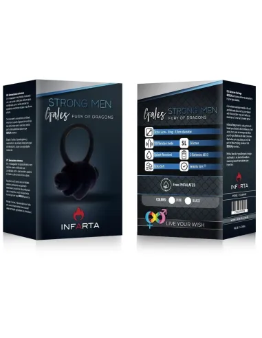Anillo vibrador gales multifunción | Infarta toys | Anillos