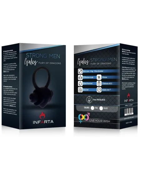 Anillo vibrador gales multifunción | Infarta toys | Anillos