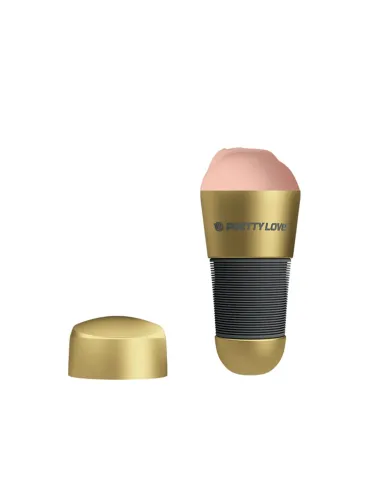 Masturbador kitty gold 20cmx8,4cm | Pretty love | Masturbadores