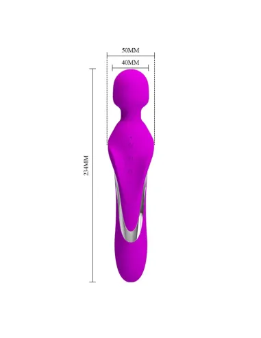 Masajeador vibrador murray recargable usb 7 funciones 23cm x 5cm | Pretty love | Masajeadores