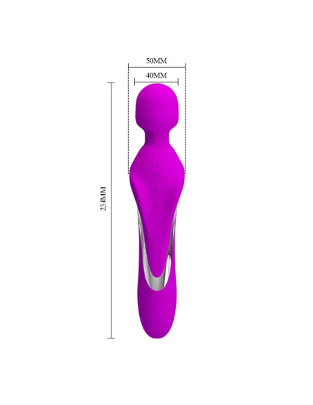 Masajeador vibrador murray recargable usb 7 funciones 23cm x 5cm | Pretty love | Masajeadores
