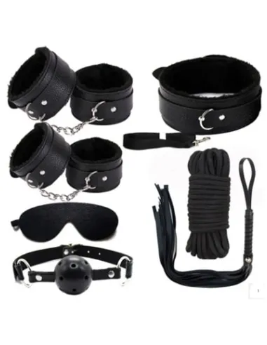 Kit bondage 7 piezas negro | Infarta toys | Kits