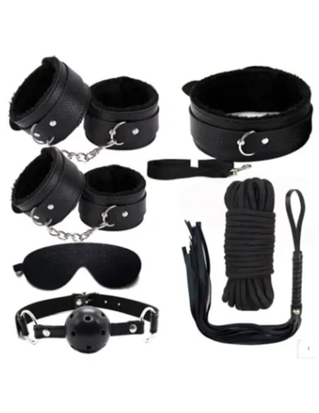Kit bondage 7 piezas negro | Infarta toys | Kits