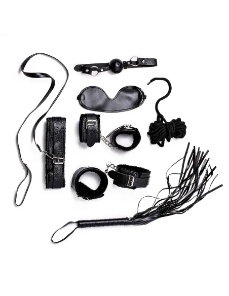 Kit bondage 7 piezas negro | Infarta toys | Kits