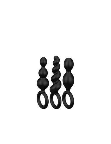 Booty call set of 3 black | Satisfyer | Varitas y bolas