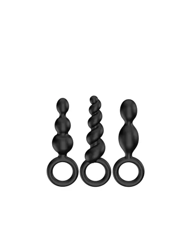 Booty call set of 3 black | Satisfyer | Varitas y bolas