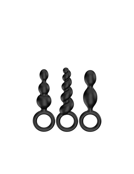 Booty call set of 3 black | Satisfyer | Varitas y bolas