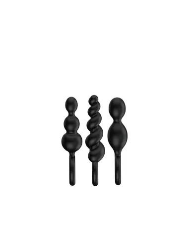 Booty call set of 3 black | Satisfyer | Varitas y bolas