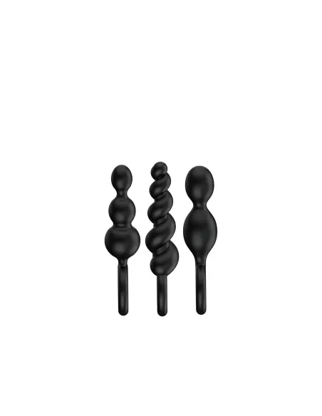 Booty call set of 3 black | Satisfyer | Varitas y bolas