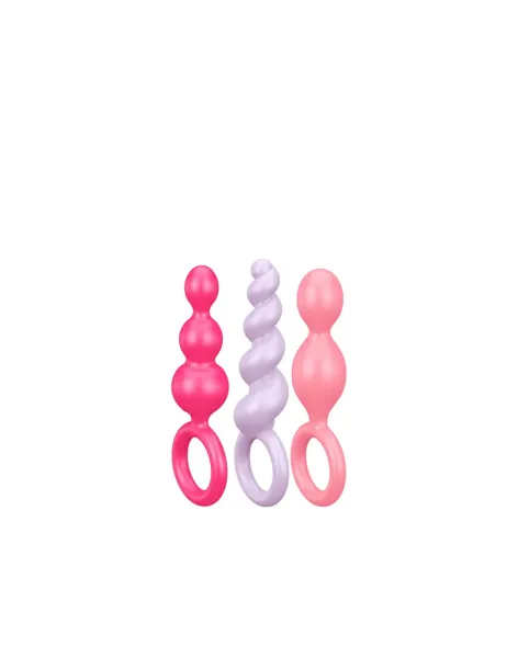 Booty call set of 3 colored | Satisfyer | Varitas y bolas